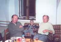 František Wiendl se synovcem a vnukem Tomášem, 2005