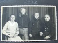 With parents and sister - 1933