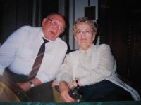 Josef Špak s manželkou v roce 2005