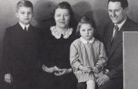 Rodina Přeučilova, konec 40. let