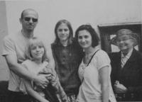 rok 2010 - rodina dcery Ester Janečkové
