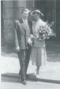 Svatební fotografie 1955