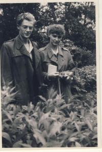 After wedding 1955