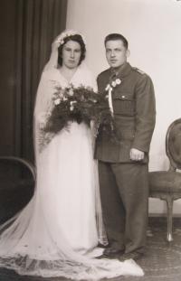 Wedding Boleslav Janku and Aloisie Parmová