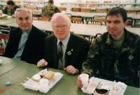 Minister Dus in the middle, military chaplaincy, Rome 2005
