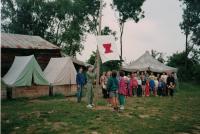 Summer camp with the children from the Vinohrady congregation, Mysliv 1995