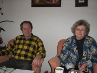 Miroslav Hampl with his wife, Evžénii, 2009