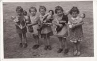 Řecké děti v dětském domově v Machníně u Liberce-1950