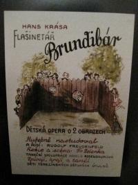 Poster for the play Brundibar