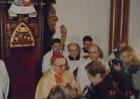 11 - leden 1990 - uvedení biskupa Očenáška do úřadu