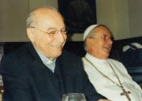 With abbot Kramár in Želiv, 2011