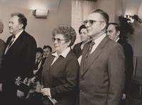 Svatební fotografie Brigity a Emila Pastuška, 22. března 1986