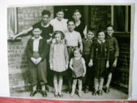 A group of children in Stoke on Trent 1939
