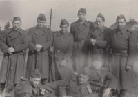 1953 in Army, 2nd left Asaf Auerbach
