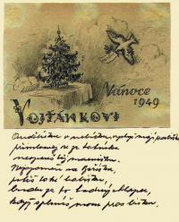 Letter from the prison addressed to his son Vojtěch