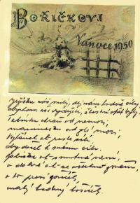 Letter from the prison addressed to his son Bořivoj