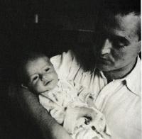 B. Stern with the first son Jan, 1941