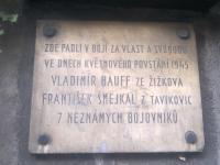 plaque commemorating Vladimír Hauff
