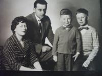 Pytel family: Eva, her husband Milos Pytela and sons Milos and Martin