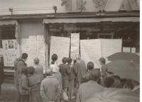 1968, momentka z pražských ulic ve dnech návratu vedení z Moskvy