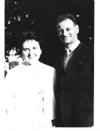 Bauer with his wife