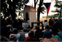 Svěcení kapličky u Nového Přerova