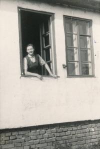 Ingeborg Cäsarová in Mohelnice, 1949