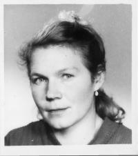 Erika Bednářová (Rotterová) in 1965