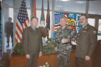 With gen. Miller in Kansas City, preparation of a joint US-Russian Military Exercise, 1994