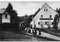 Zaniklá obec Hraničná (Grenzgrunt) na Jesenicku kde se narodil pamětník Erwin Rieger - 1. ledna 1976 byla obec úředně zrušena.