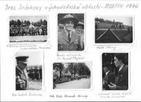 Grizzlyho fotografie, které pořídil na Srazu Jiráskovy východočeské oblasti - Josefov 1946