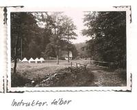 Oblastní lesní škola Jiráskovy oblasti - srpen 1946 - Instruktorský tábor