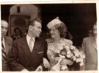 Eva and Luděk Eliáš in 1947