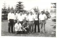 Jaromír Ulč s kolegy Svídník 1987