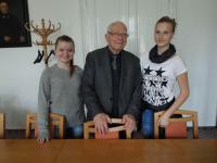 Pavel Fried at a meeting with students - photos all together