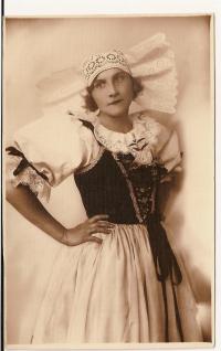 Milada Šimčíková as Mařenka in The Bartered Bride 