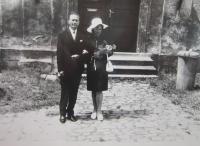 Jan Velík with his wife Bohumila