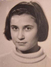 Gabriela Bairová - Stoyanová when she was 11 years old