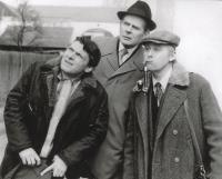 Main characters of the Three blokes in a cottage television series