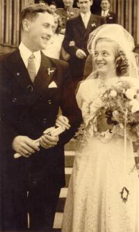 svatba 12. června 1948