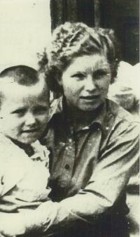 Vanda Biněvská a bratr Kazimir Morozovič 