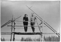 Jiří Švec and Věra Pekařová (Summer camp at Česká Cikánka in 1969)