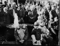 Ceremonial unveiling of the statue of A. Švehla II