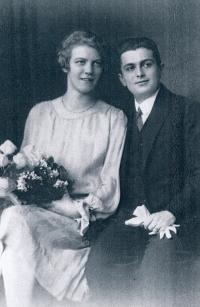 Marie Topinková a Otto Fischl 1926
