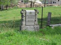 Hrob Josefa Weisera z Nových Vilémovic, který byl zastřelen při pašování