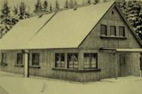 Aš District. Construction of the Border Guard company in Horní Paseky (Oberreuth) in the mid-1950s