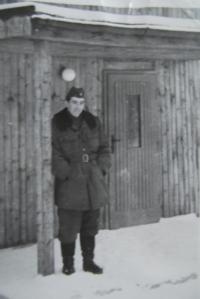 Ašsko. Leopold Tuček na Horních Pasekách (Oberreuth). Polovina padesátých let 20. století