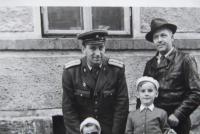 Aš District. Leopold Tuček with his father