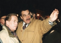 Karel Schwarznberg and Václav Havel