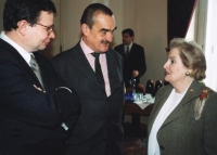 Karel Schwarzenberg with Madeleine Albright